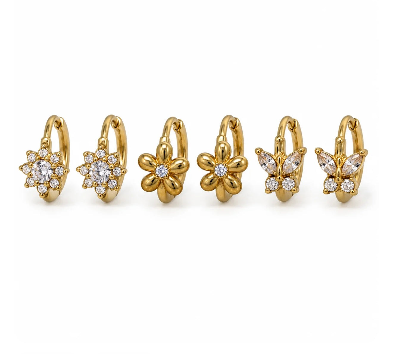 Set 6 orecchini lux
