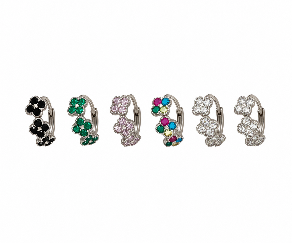 Set 6 orecchini cleef